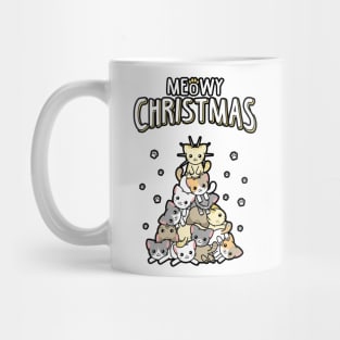 Meowy Christmas Mug